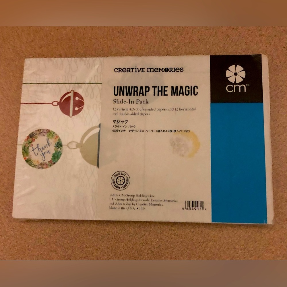 Creative Memories Unwrap the Magic Slide in Pack
